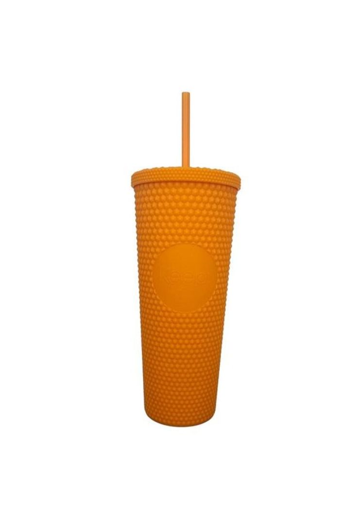 Vaso Tumbler Venti con Bombilla Amarillo Keep-0