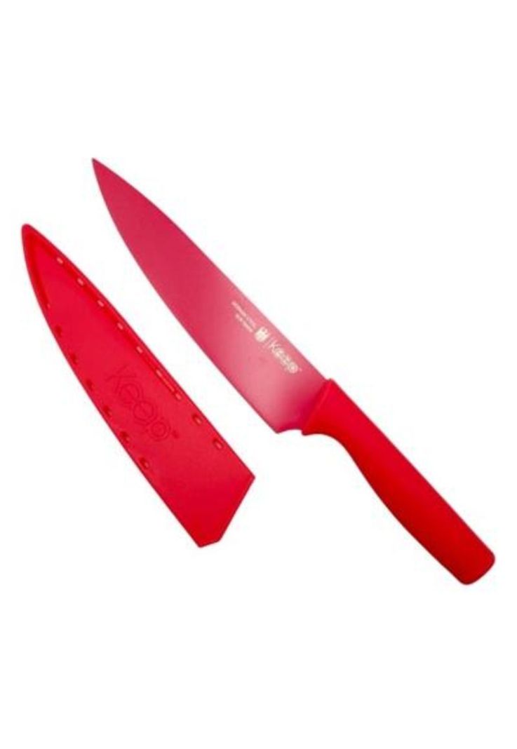 Cuchillo Chef Extra Filo Colors Red Keep-0