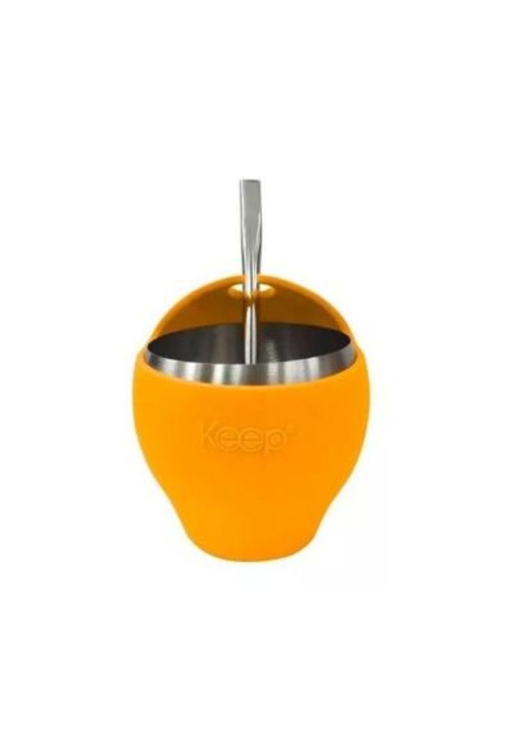 Matero Set Mate con Bombilla 230 ml Diseño Amarillo-0