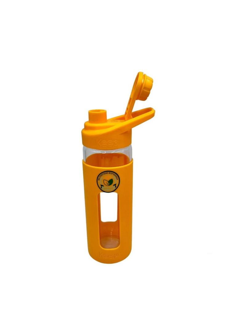 Botella Vidrio Keep Amarillo 470ml-1