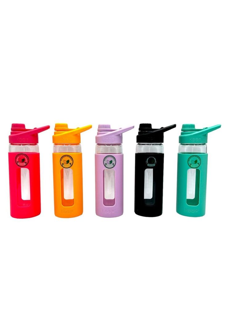 Botella Vidrio Keep Amarillo 470ml-2