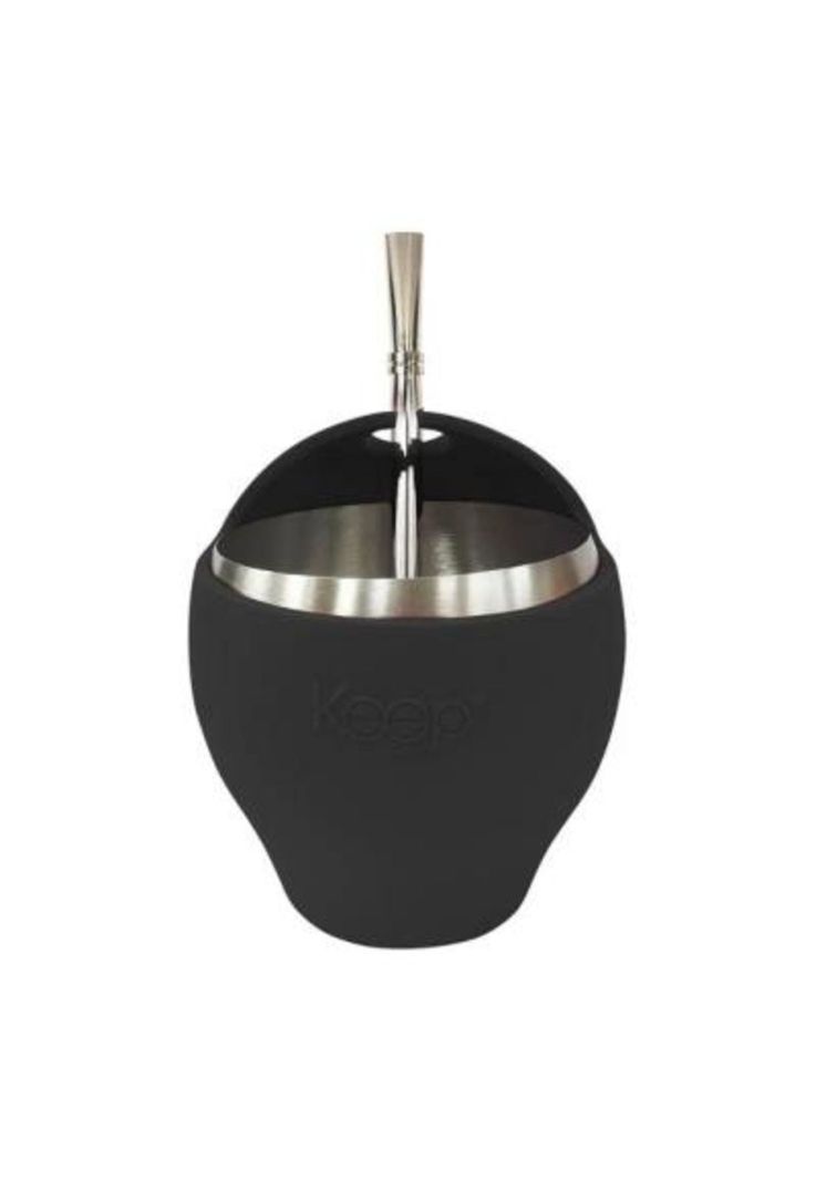 Matero Big Mate con Bombilla 300 ml Diseño Negro-0