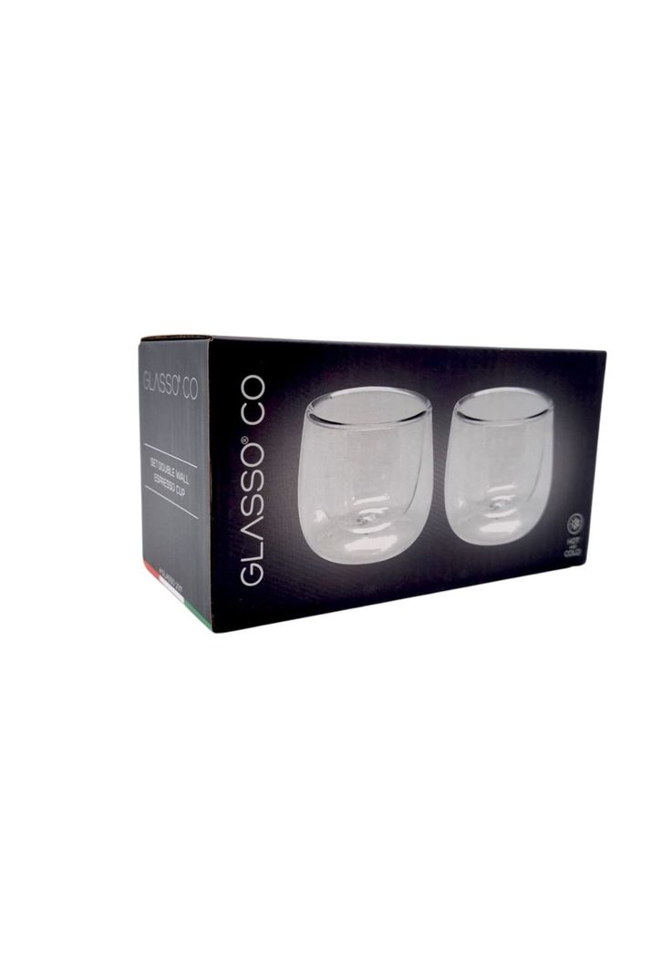 Set 2 Mug Espresso Doble Pared 90 ml-2
