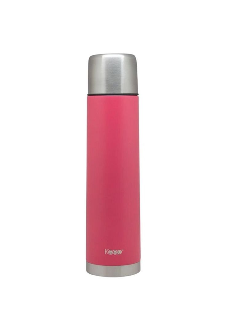 Termo Bala 1 Lt Acero Inoxidable Rosado Keep-1