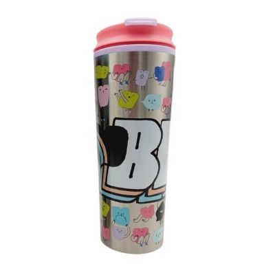 Mug Metálico Rosado 400 ml Diseño Bia Disney-0