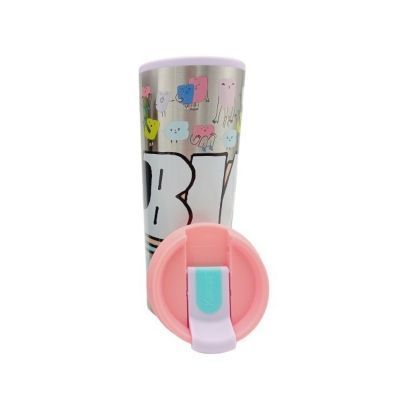Mug Metálico Rosado 400 ml Diseño Bia Disney-3