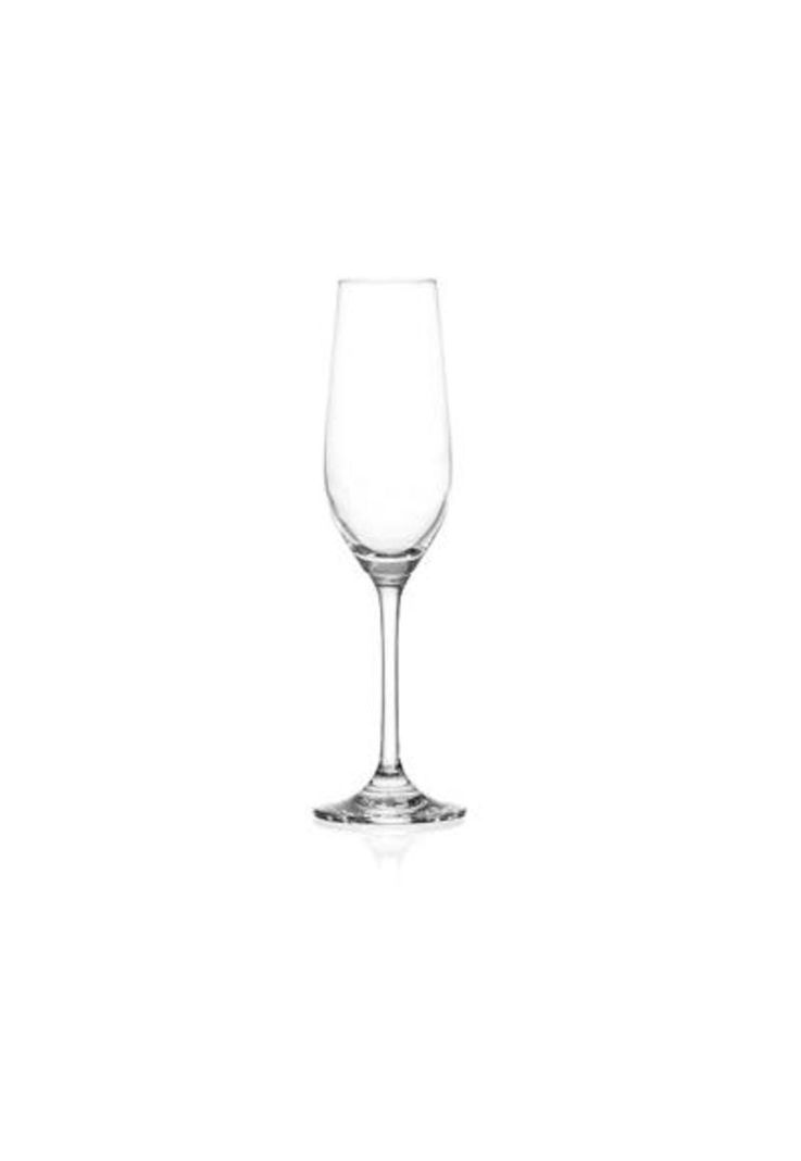 Set 6 Copas Cristal Para Espumante 235ml-1