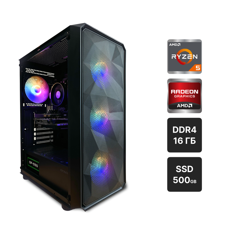  Pc Gamer Ax83 Ryzen 5/vega 7/16gb/ssd-500/wi-fi-1