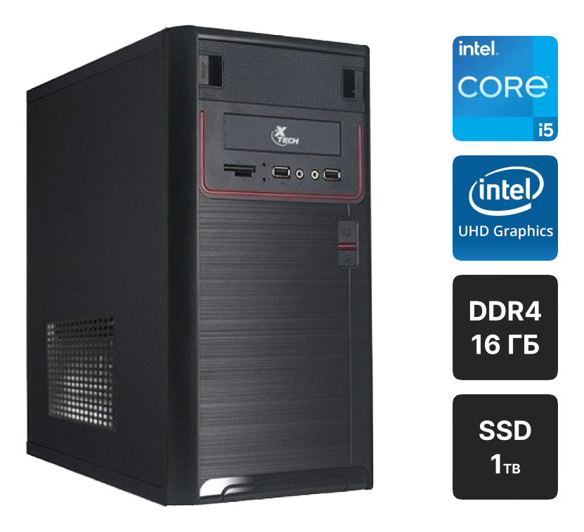 Pc De Oficina I5/uhd 730/16gb/ssd-1000/wi-fi-0