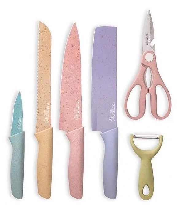 Set de Cuchillos Arcoiris 6 Piezas-0