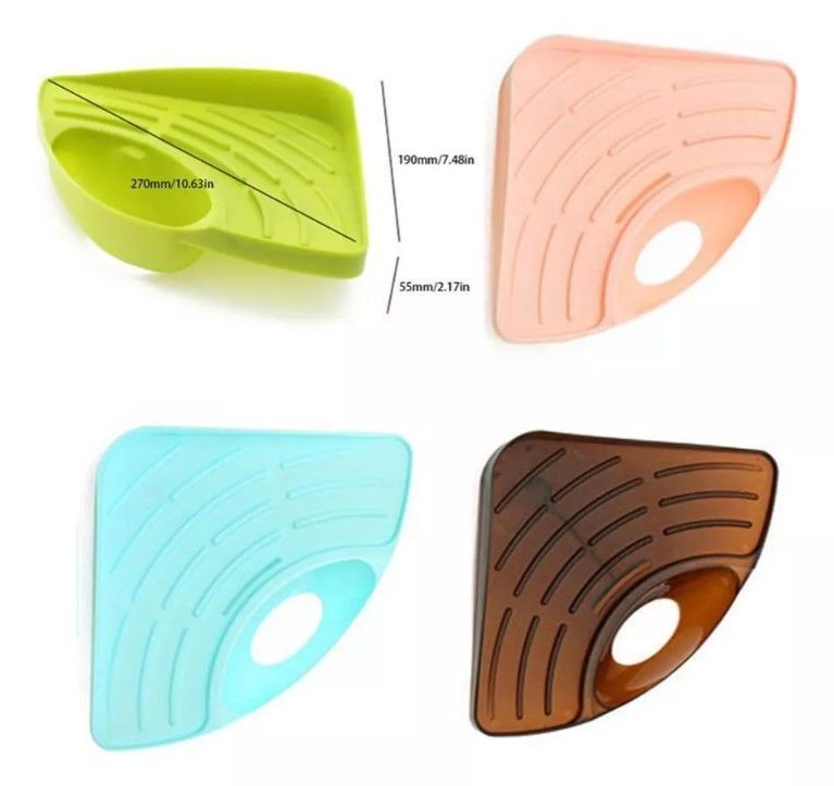 Escurridor Triangular Multiuso Baño Y Cocina Color Al Azar-1