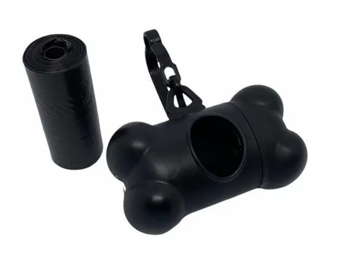 Dispensador De Bolsa de Basura + 2 Rollos Para Paseo De Mascota Color al Azar-1