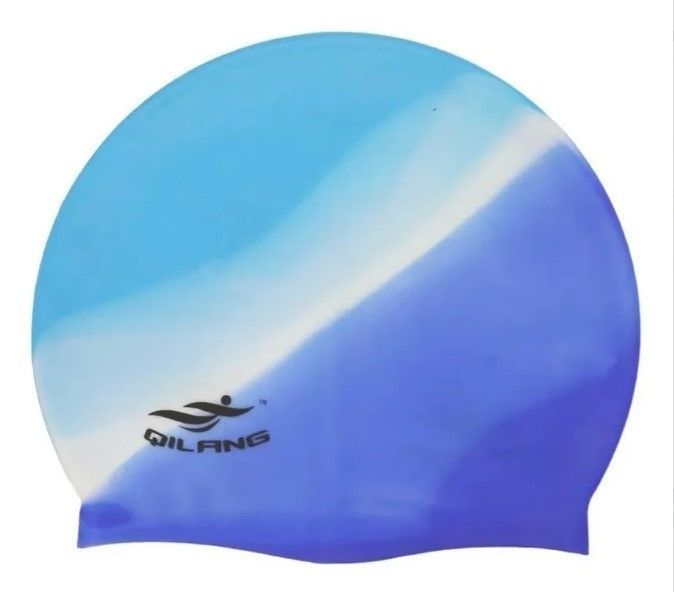 Gorro De Natacion Infantil Y Adulto Azul-0