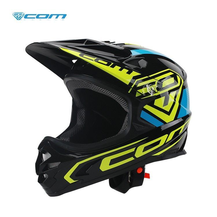 Casco Integral MTB Allcross BLue Green ComSports-0
