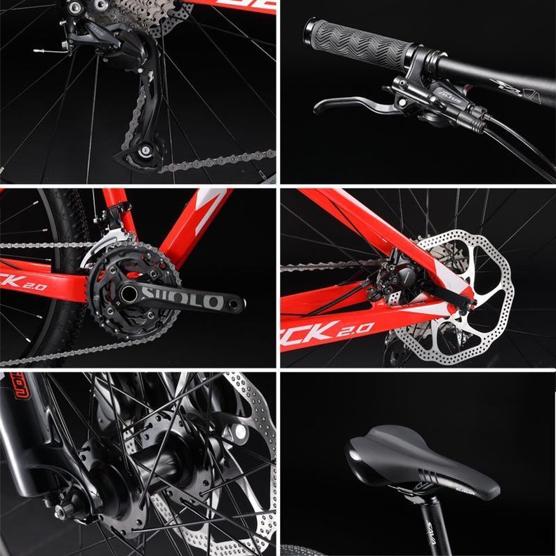 SAVA DECK 2.0 CARBONO RED WHITE 29"-2