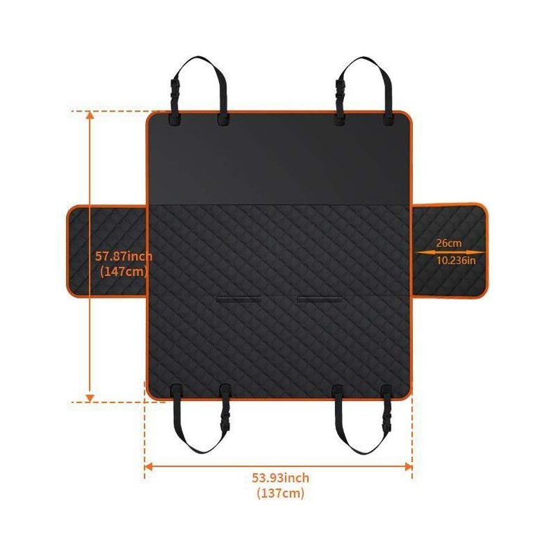 Protector Asiento - Funda de Auto para Mascotas Perros Gatos-5
