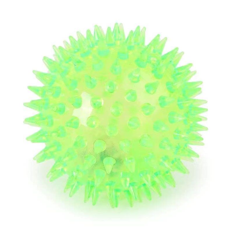 Set 3 Pelotas Juguete Luz y Sonido Mascotas Perros Gatos 6cm-7