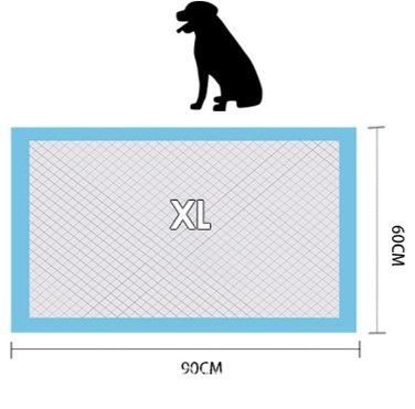 Pack 100 Pañales Tipo Sabanilla Talla XL 60x90 Perro Mascota-2
