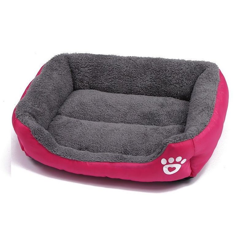 Cama Ultrasuave para Mascotas Perro Gato Talla L 66cm X 50cm-0