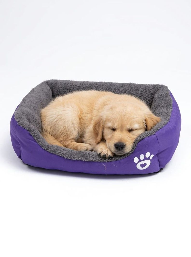 Cama Ultrasuave para Mascotas Perros Gatos Rectangular Talla L 66cm X 50cm