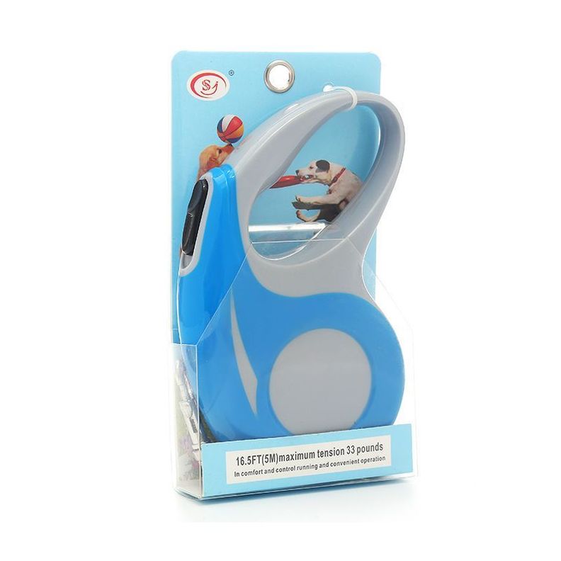 Correa Premium Retráctil Automática 5 metros Mascotas Perro-7