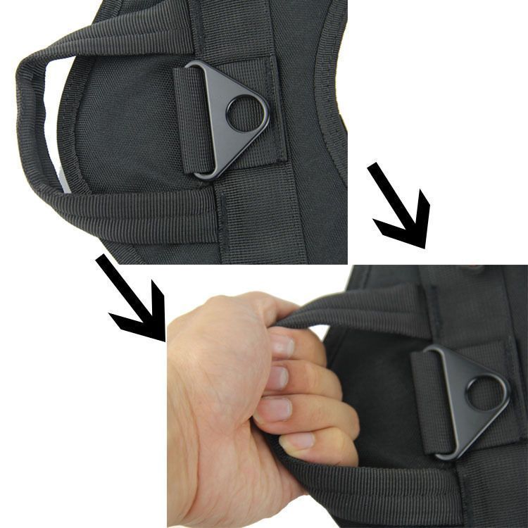 Arnés Táctico de Lanzamiento Verde Talla L con Cuerda Perro-6