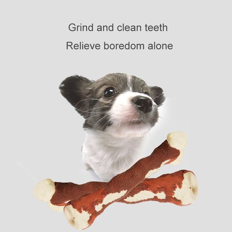 Hueso de Juguete para morder para Perros Mascotas-4