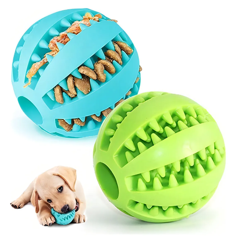 Set Pack 3 Pelota Dental Para Mascotas Perro Interactiva 7cm