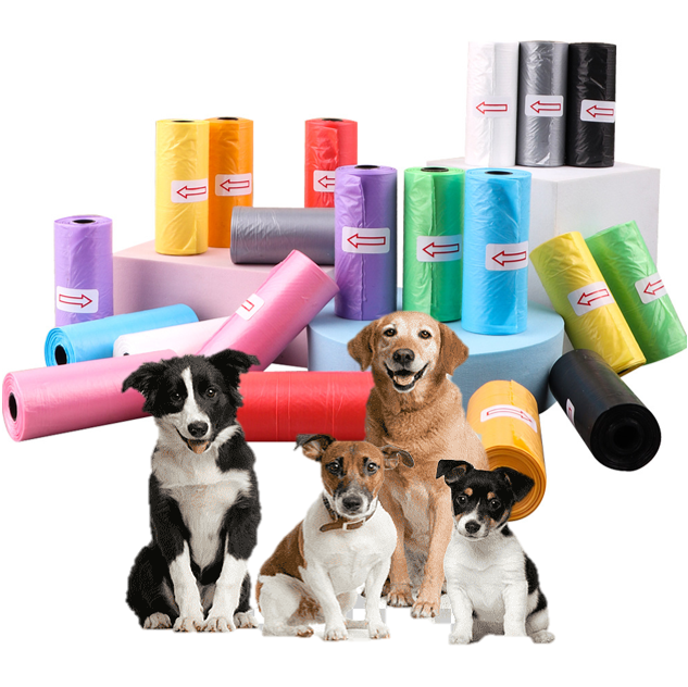 Dispensador de Bolsas Excremento Mascotas + 5 Rollo de Bolsa-3