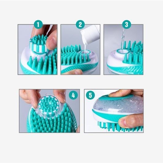 Cepillo para Baño Multifuncional para Mascotas Perros Gatos-3