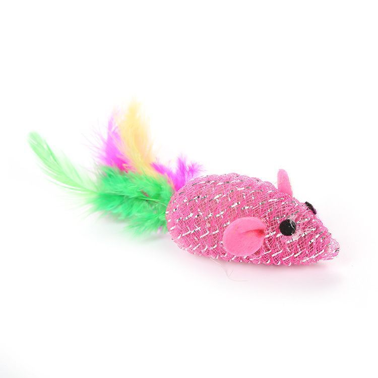 Set De 12 Ratones De Juguetes Para Gatos Mascotas 13 Cm-3