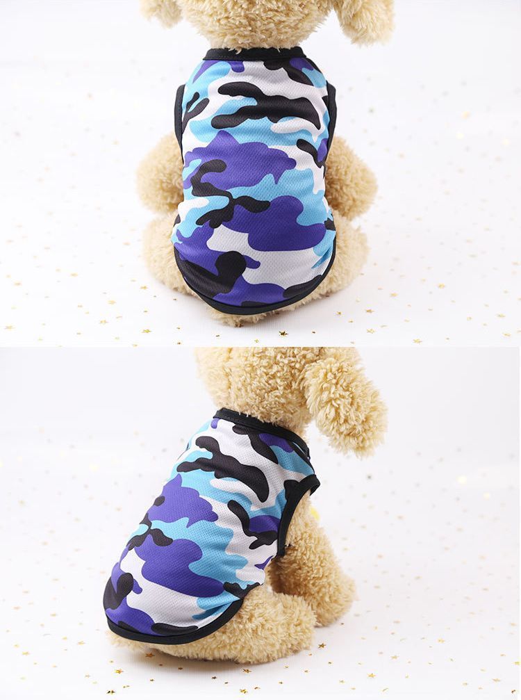Polera Camuflaje para Mascotas Ropa Perros Gatos-2