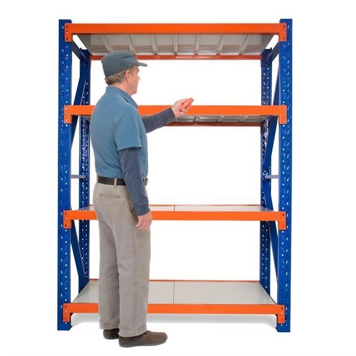 Estante Metálico Rack Industrial Bodega Repisas 150x200x50cm-2