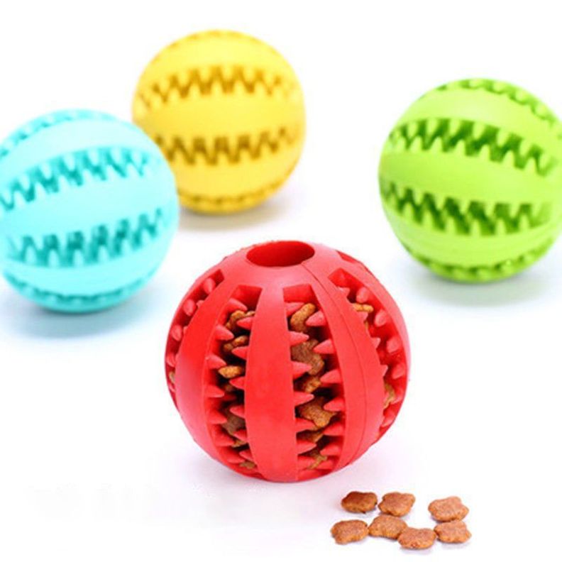 Set 24 Pelota Dental y Luz/Sonido Juguete Mascotas Perro 6cm-4