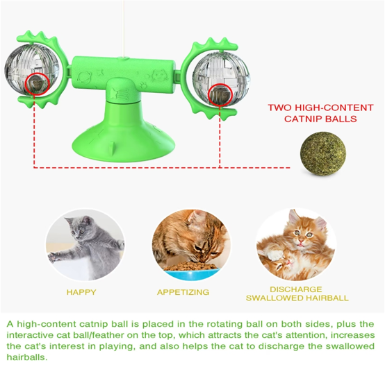 Juguete Interactivo Para Gatos Molino Viento Cat Toys-2