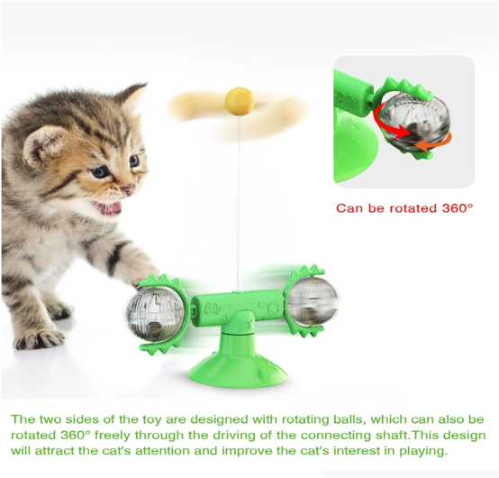 Juguete Interactivo Para Gatos Molino Viento Cat Toys-4