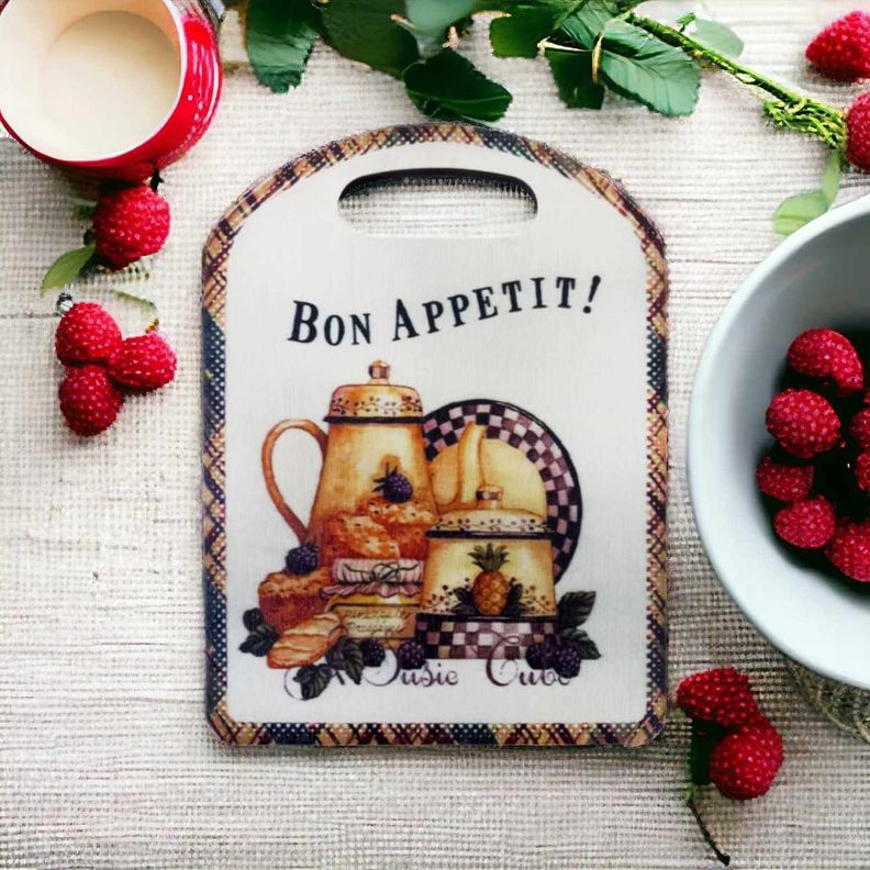 Tabla para cocktail madera 22x16 cm bon appetit té piña-1