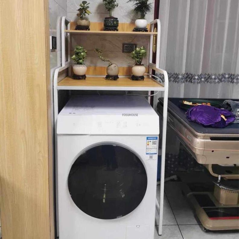 Estante De Metal Para Loggia o Baño blanco-2