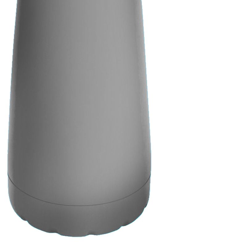 Botella térmica de acero inoxidable plateado-4