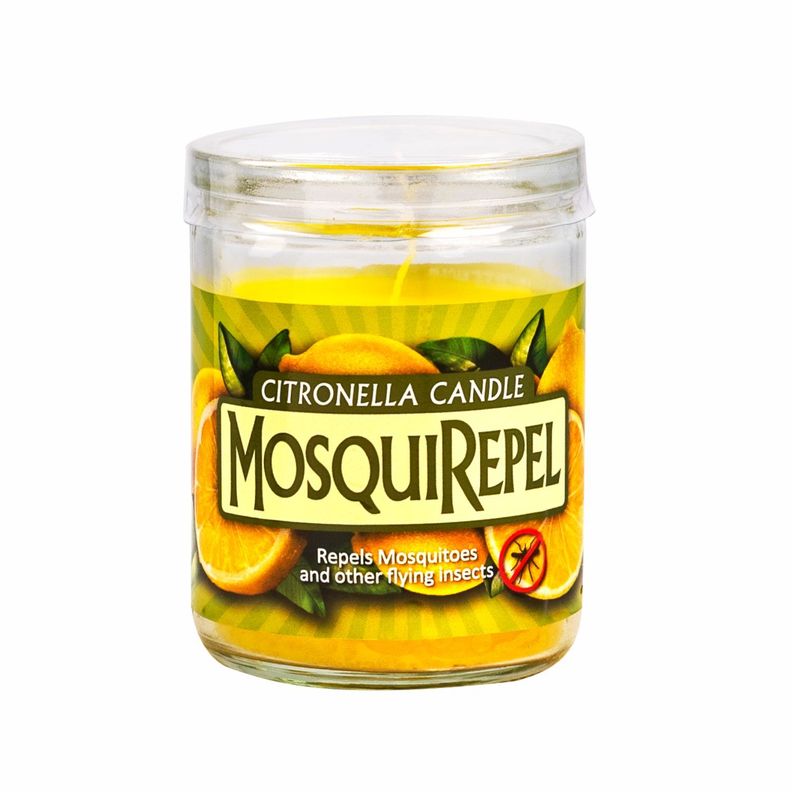 Vela de citronela repelente de mosquitos 100 gr Mosquirepel Amarillo