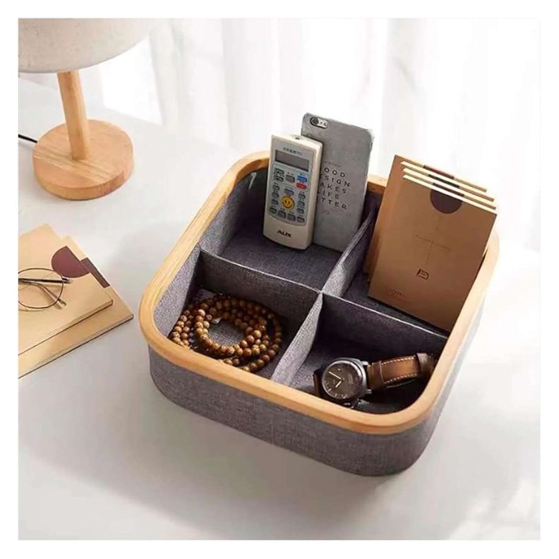 Organizador de clóset 4 divisiones de tela 30x30 cm-2