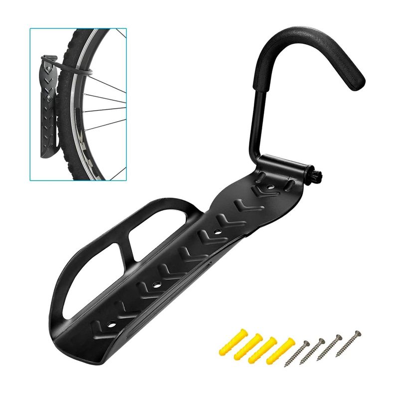 Soporte portabicicletas de pared con gancho-1