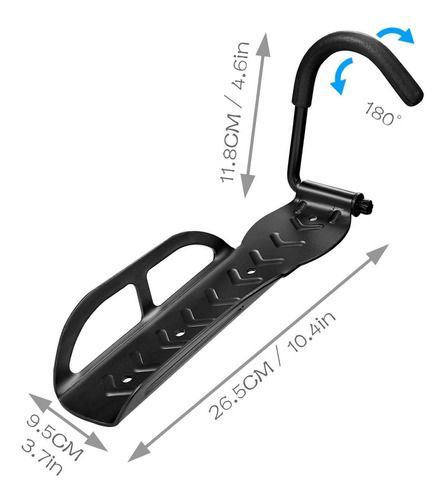 Soporte portabicicletas de pared con gancho-8