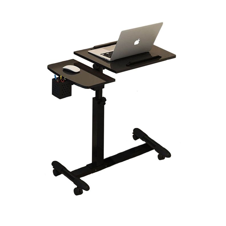 Multimesa ajustable con ventilador para notebook negra-0