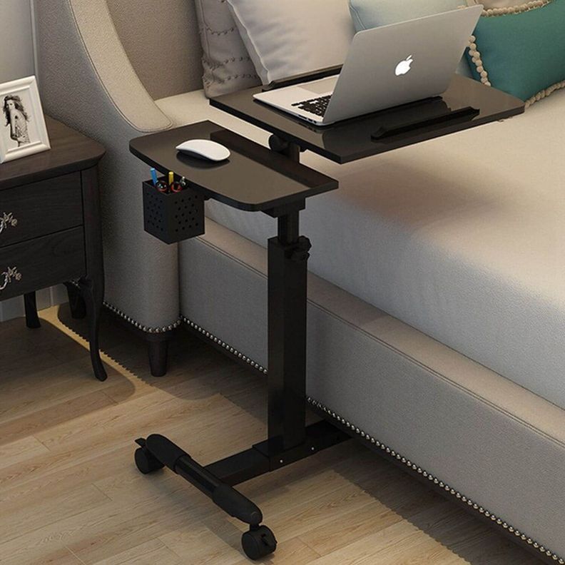Multimesa ajustable con ventilador para notebook negra-1