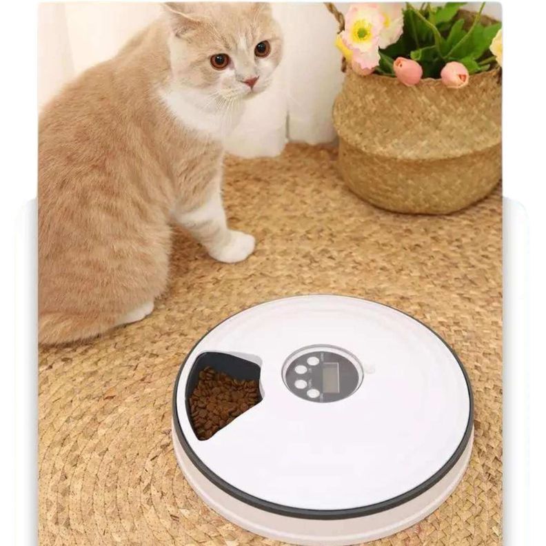 Dispensador automático de alimento para perros y gatos-4