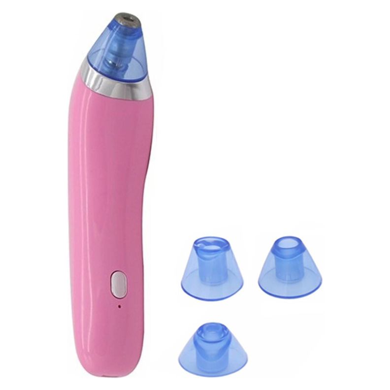 Limpiador facial de poros y extractor de puntos negros rosa-0