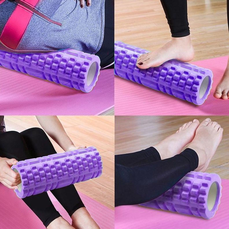 Cilindro masajeador para ejercicio yoga pilates-3