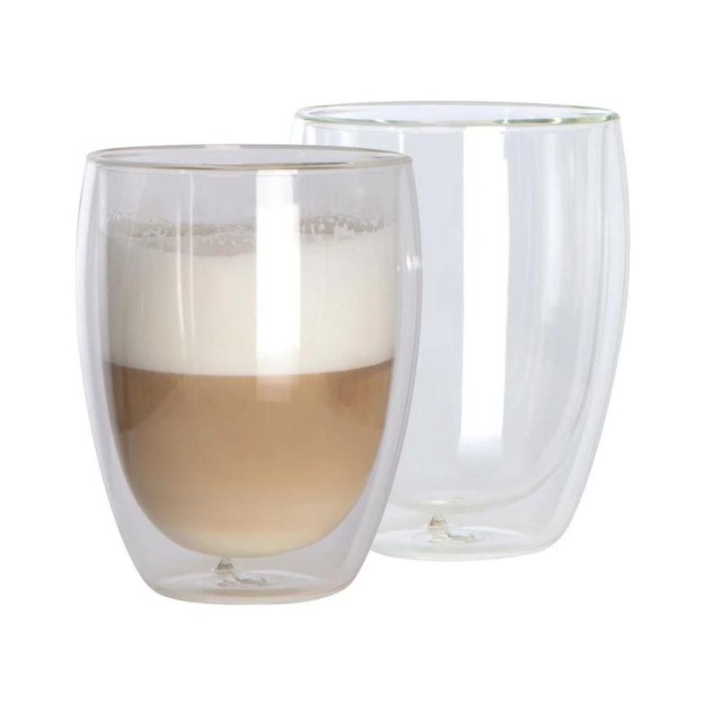 Set 2 vasos de café vidrio doble pared 400 mlo-2