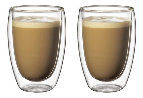 Set 2 vasos de café vidrio doble pared 400 mlo-6